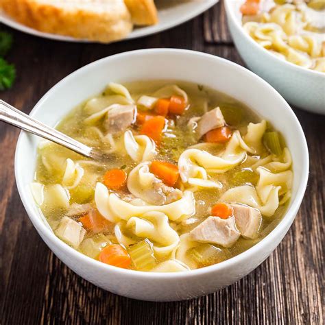 This satisfying soup gets its italian flair from fennel, thyme, basil and orzo pasta. Easy Homemade Chicken Noodle Soup Recipe