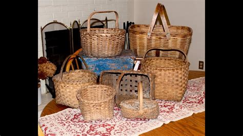 Collecting Antique Baskets By Dealer Deanna Moyers Youtube