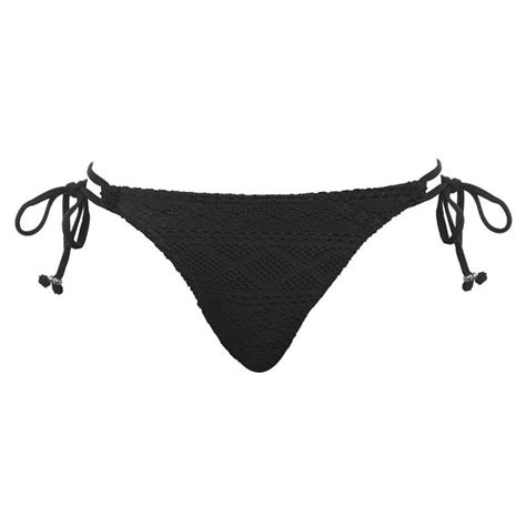 Freya Swim Sundance Rio Tie Side Bikini Brief Black Crochet As3975blk Poinsettia