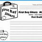 First Day Jitters Worksheets