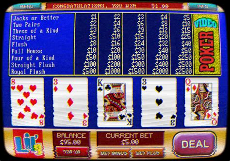 The payback percentage for double double bonus when played with perfect strategy is 100.07%, so your edge is tiny. Classic Video Poker Game BETA | Lil Games