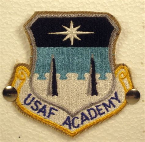 Usaf Us Air Force Academy Usafa Crest Badge Insignia Patch Full Colored