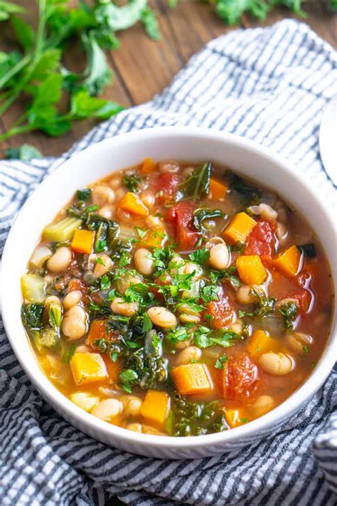 BEST Tuscan White Bean Soup The Kitchen Girl Recipe Kale Soup
