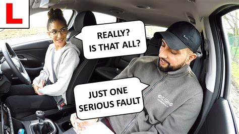Can T Believe She Failed Because Of One Driving Fault Driving Test