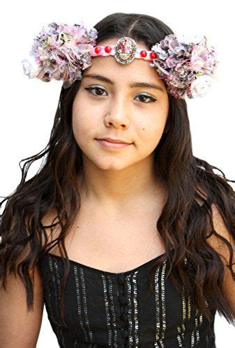 Pom Pom Flower Crown Headband Festival Boho Coachella Bri