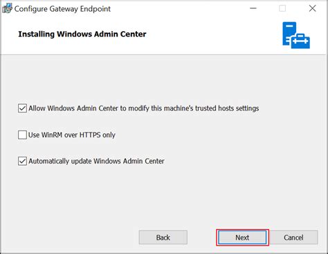 Download And Install Windows Admin Center On Windows Server 2022