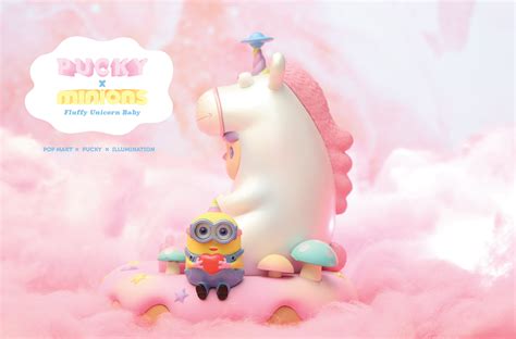 Fluffy Unicorn Baby By Pucky X Minions X Pop Mart Mindzai Toy Shop