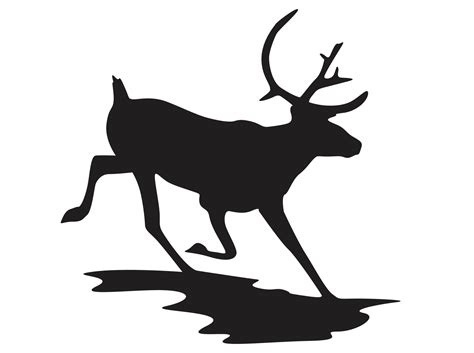 Animal Deer Silhouette 14576614 Png