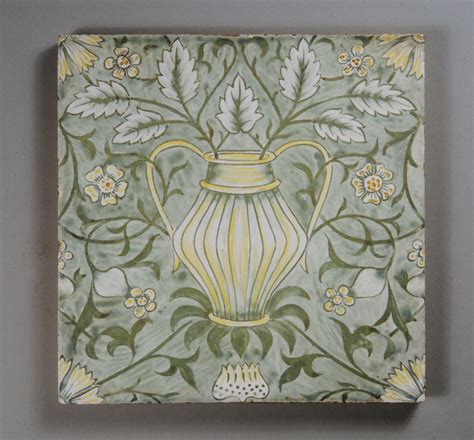 William Morris Flowerpots Tile This Tile Matched A Willi Flickr