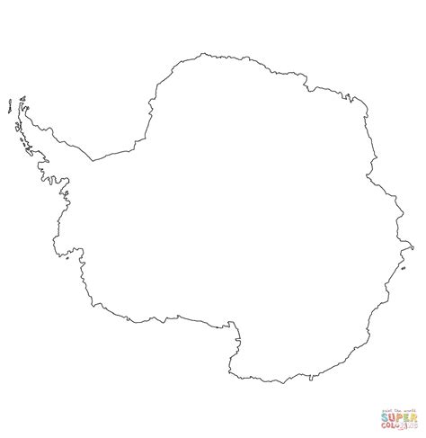 Free Coloring Pages Of Flag Of Antarctica