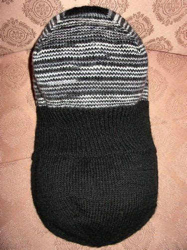 Knit a striped hat using only one skein of yarn! A double layered sockweight yarn hat creates a thin gauge ...