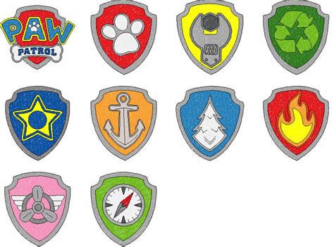 Paw Patrol Badges  Anniversaire paw patrol, Paw patrol, Patrol