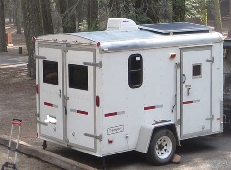 Teardrops N Tiny Travel Trailers • View Topic Cargo Trailer Converted