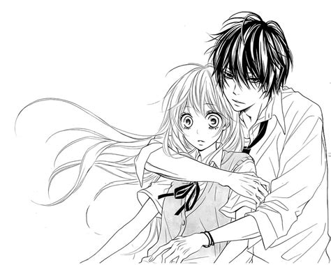 Cute Anime Couple Cuddling Drawings ~ Ghalibah Mardhatillah