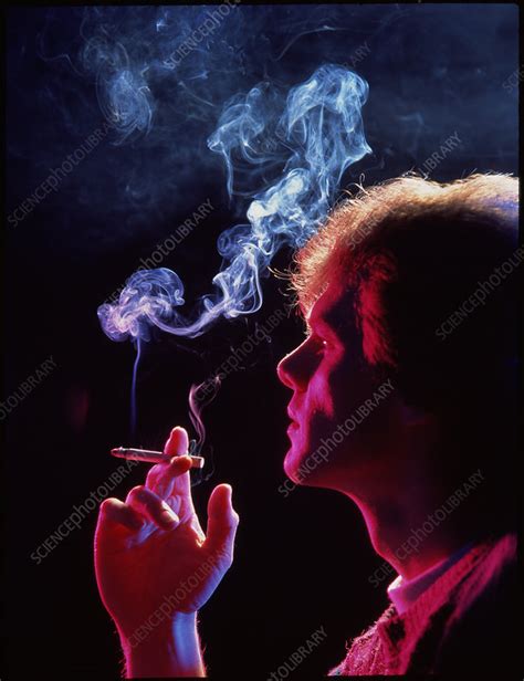 Cigarette Smoking Stock Image M370 0363 Science Photo Library