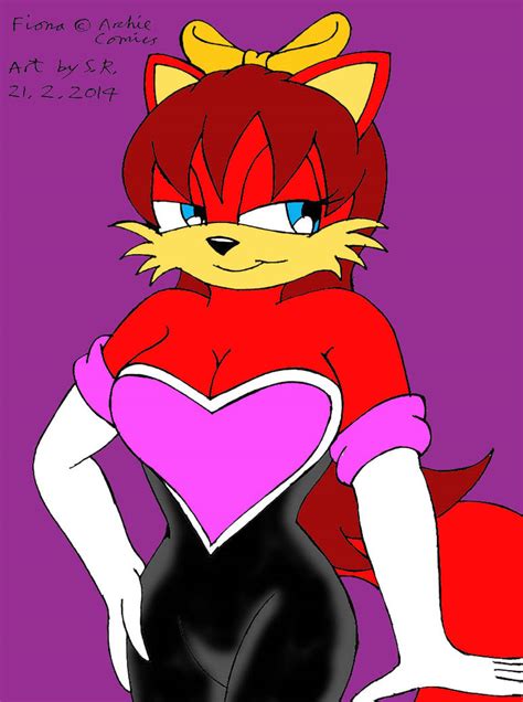 Fiona Fox Wearing Rouges Outfit By Megamink1997 On Deviantart