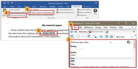 Use Endnote With Word Endnote Research Guides At Run Run Shaw