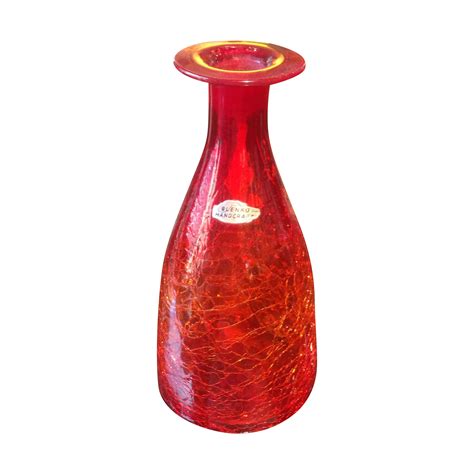 Blenko Art Glass Vase Art Glass Vase Glass Art Vase