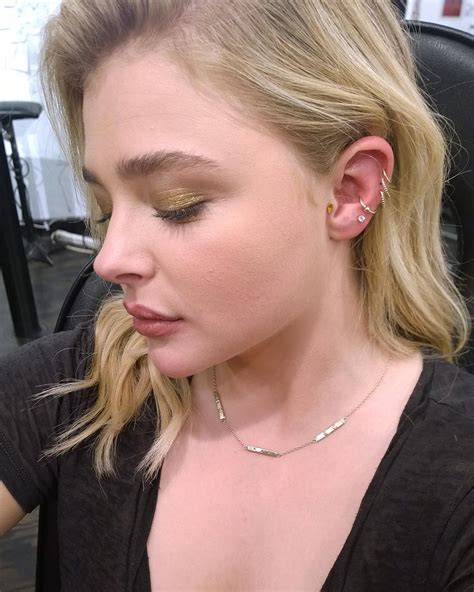 Chloë Moretz Photo Celebrity Ear Piercings Chloe Grace Moretz Ear Piercings