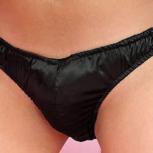 Adult Sissy Low Rise Bikiny Satin Panties Custom Made Specially Made