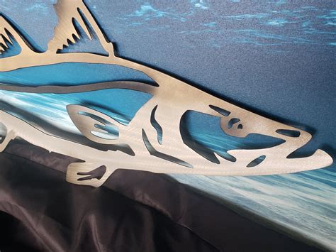 Snook Metal Wall Art Fish Decor Custom Art Work Steel Or Etsy