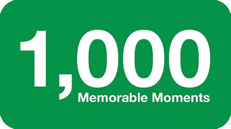 1000 Memorable Moments Youtube