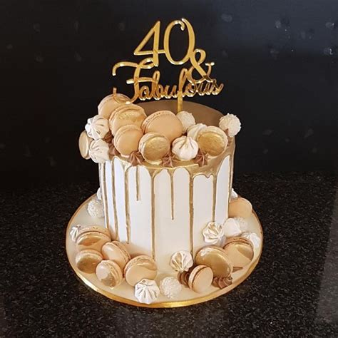 40and Fabulous Cake By The Custom Piece Of Cake 40th Birthday Cakes