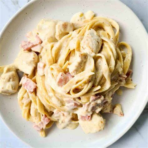 Creamy Chicken And Bacon Pasta Story Casually Peckish