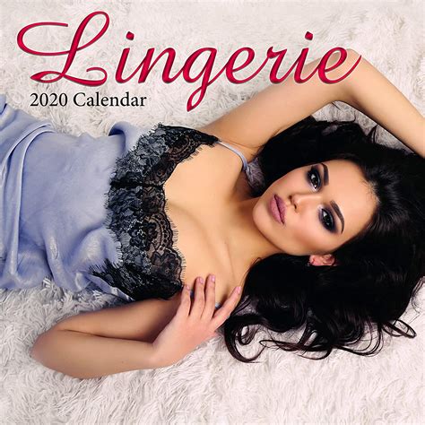 2020 Wall Calendar Lingerie Calendar 12 X 12 Inch Monthly View 16 Month Sexy Ladies Theme
