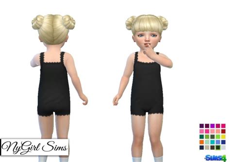 Nygirl Sims 4 Toddler Ruffle Two Piece Swimsuit