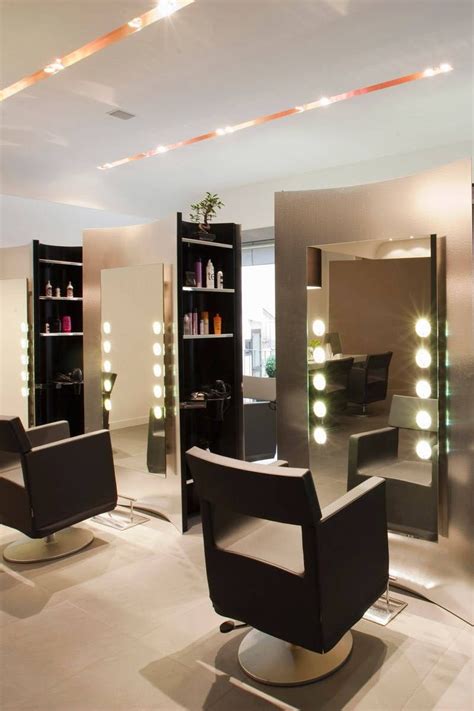 Interior Small Ideas For Hair Salon Interior Design With Recessed