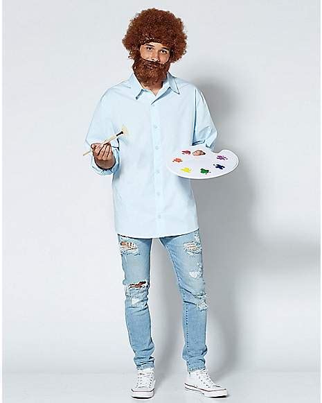 Adult Bob Ross Costume Firefly Spencers
