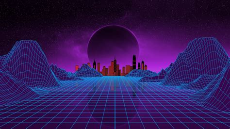 80s Neon City Wallpapers Top Free 80s Neon City Backgrounds
