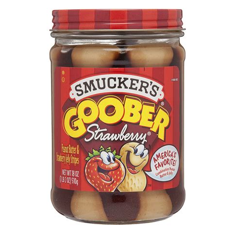 Goober Peanut Butter And Strawberry Jelly Jam The American Candy Store