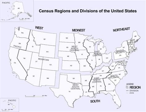 The Divisions Of The United States According To Maps On The Web