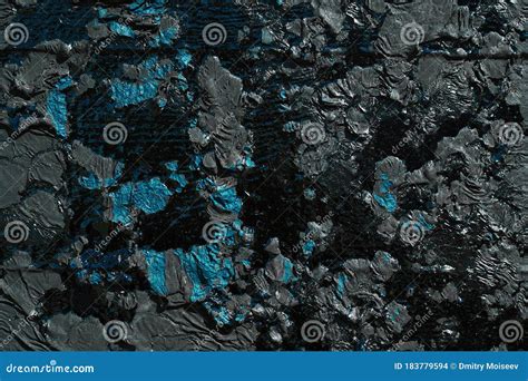 Abstract Black Oil Tar Texture As Background Stock Photo Image Of