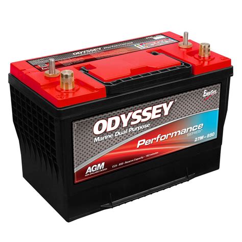 Odyssey Battery Performance Agm Odp Agm27m Group Size 27 Dual Purpose