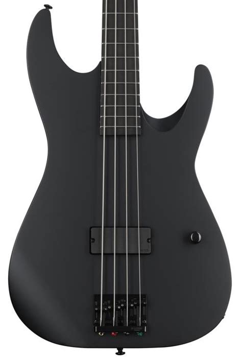 Esp Ltd M 4 Black Metal Bass Guitar Black Satin Sweetwater