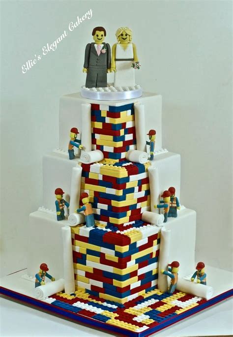 Lego Wedding Cake Decorated Cake By Ellie Ellies Cakesdecor