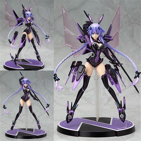 Hyperdimension Neptunia Victory Neptune Purple Heart And Black Heart Pvc