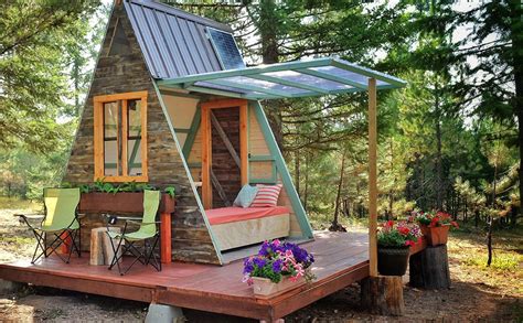 (four bedrooms / sleeps 10) note: A-Frame Tiny Guest Cabin in Montana Built for $700 - Off ...