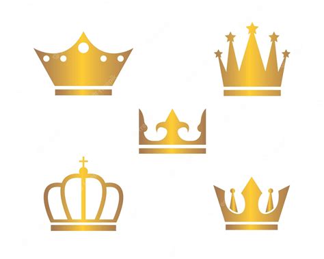 Premium Vector Royal Crown Logo Icon Vector Illustration Design