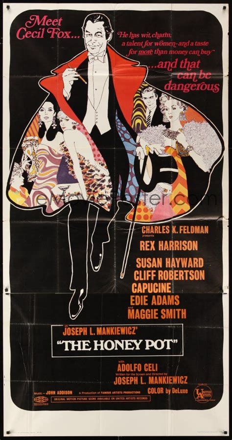 The Honey Pot 1967 Stars Rex Harrison Susan Hayward Cliff Robertson Maggie Smith Capucine