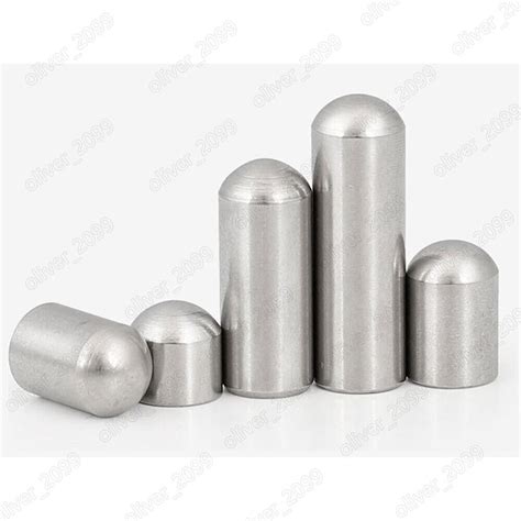 304 Stainless Steel Round Head Dowel Pins Parallel Pin Roller Pin M15 M2 M3 M10 Ebay
