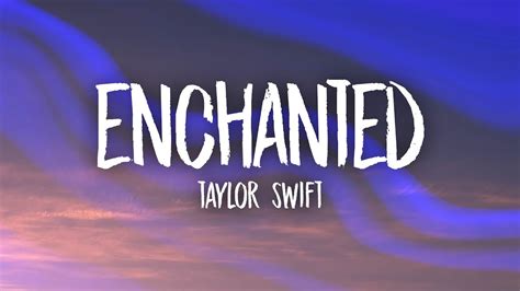 Taylor Swift Enchanted Lyrics Chords Chordify