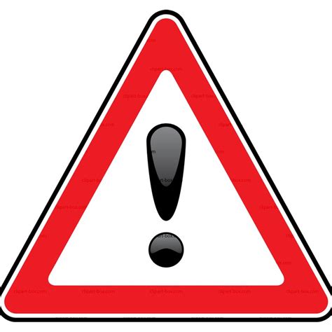 Attention Signs Clip Art Cliparts