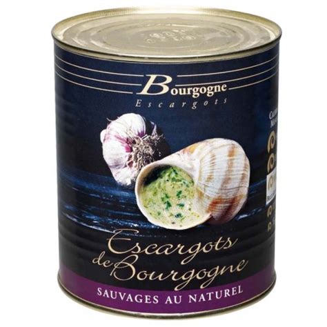 Escargots De Bourgogne Belle Grosseur Boîte 44 10dz 465g Bourgogne