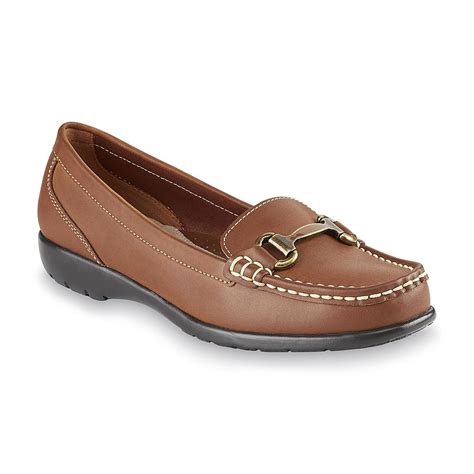 Thom Mcan Womens Gavyn Brown Casual Loafer Wide Width Clothing