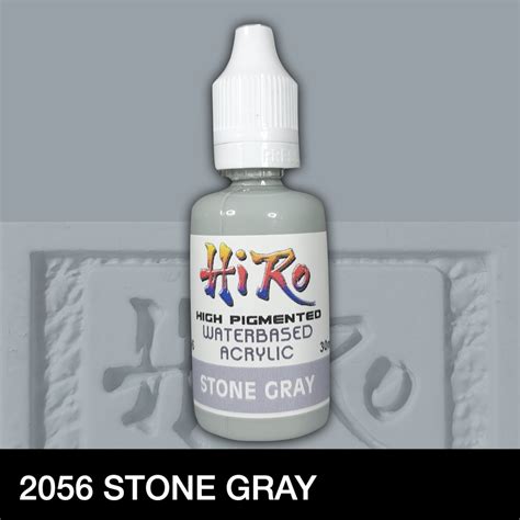 White Light Gray Colors By Hiro Paints Waterbased Acrylic Hobby Paint