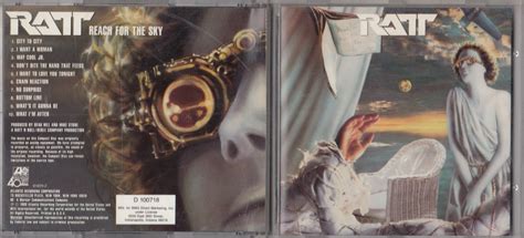 Ratt Reach For The Sky Cd Oct 1988 Atlantic Label 75678192920